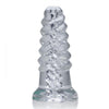 Oxballs Screw'd, Super Squish Corkscrew Jackoff Toy, Clear