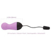 Simple & True Remote Control Vibrating Egg Purple