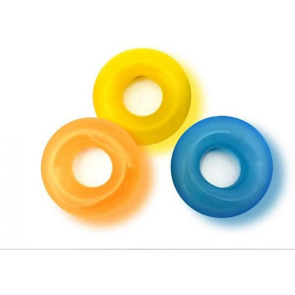 Rascal Toys The D-Ring Glow X3 3 Piece Donut Kit