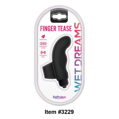 Wet Dreams Finger Tease 10 Function Black