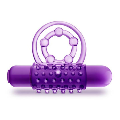 Play With Me - The Player - Vibrating Double Strap Cockring - Purple