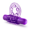 Play With Me - The Player - Vibrating Double Strap Cockring - Purple