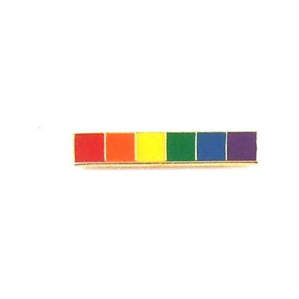 Gaysentials Lapel Pin - Rainbow Bar