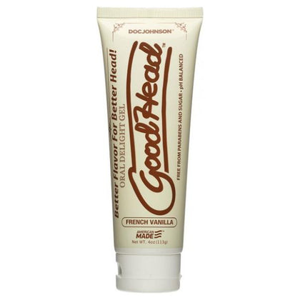 Goodhead Oral Delight Gel French Vanilla 4oz Tube