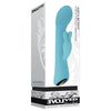 Evolved Aqua Bunny 9 Shaft Function 9 Clit Stim Functions Rechargeable Silicone Waterproof Teal