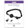 Sincerely, Ss Locking Lace Silicone Ball Gag