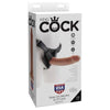 King Cock Strap-on Harness W/ 9in Cock Tan