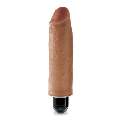 King Cock 6in Vibrating Stiffy Tan