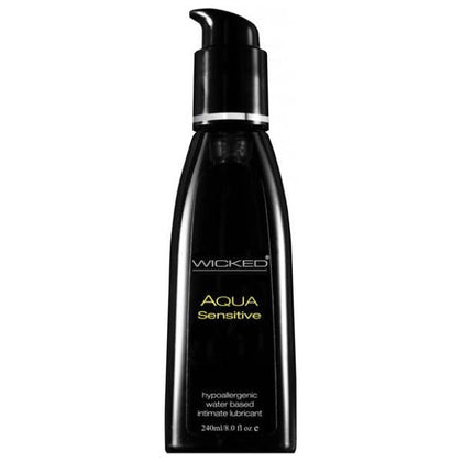 Wicked Aqua Sensitive Waterbased Hypoallergenic Unscented Lube 8oz