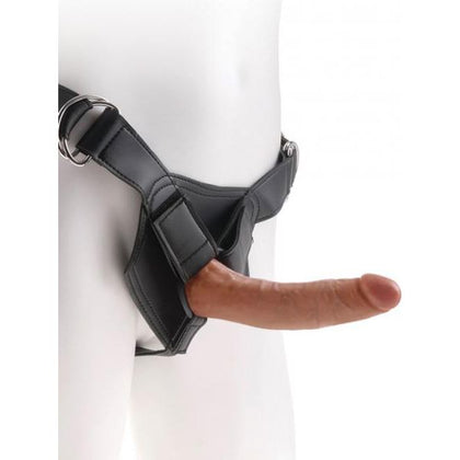 King Cock Strap-on Harness W/ 7in Cock Tan