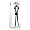 Ultimate Silicone Lasso Cock Ring Black