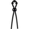 Ultimate Silicone Lasso Cock Ring Black