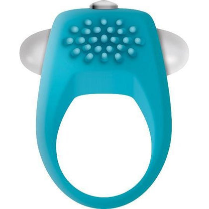 The Teal Tickler Vibrating Cock Ring