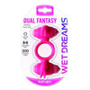 Wet Dreams Dual Fantasy Dual Cock Ring With Turbo Motors