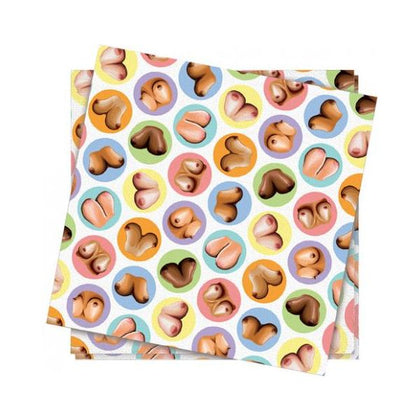 Mini Boob Napkins Pack Of 8