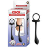 My Cockring Cockring With Weighed Buttplug Black