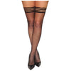 Kixies Sam Black Fishnet Size B