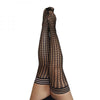 Kixies Mimi Black Fishnet Circles Size D