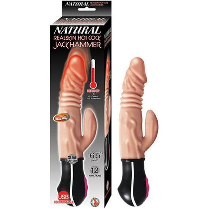 Natural Realskin Hot Cock Jackhammer Flesh