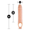 Performance Plus - 10 Inch Silicone Cock Sheath Penis Extender - Vanilla