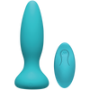 A-play Vibe Adventurous Rechargeable Silicone Anal Plug With Remote Teal