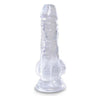 King Cock Clear 5in Cock with Balls