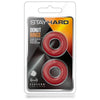 Stay Hard - Donut Rings - Red