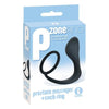 P-Zone Ring Prostate Massager & Cock Ring Black