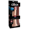 King Cock Triple Density 9 inches Cock Beige Dildo