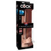 King Cock Triple Density 12 inches Dildo with Balls Beige