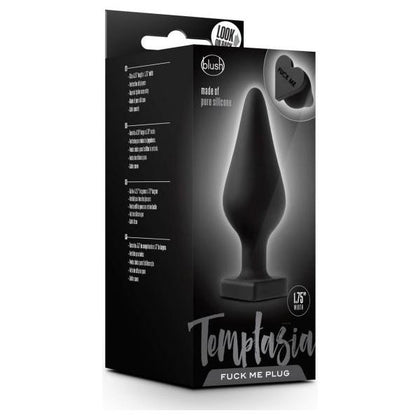 Temptasia Fuck Me Butt Plug Black