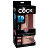 King Cock Triple Density 6.5 inches Dildo with Balls Beige