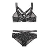 Vibes Karma's A Bitch Metallic Bra/pnty Blk M/l