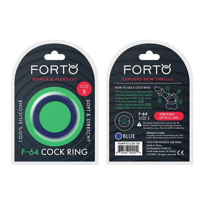 Forto F-64:  40mm 100% Silicone Ring Wide Sm