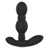 Forto Vibrating Anal Plug Black