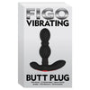 Forto Vibrating Anal Plug Black