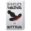 Forto Vibrating Anal Plug Black