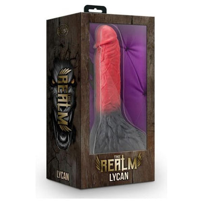 The Realm Lycan Lock-on Werewolf Dildo Red