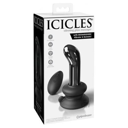 Icicles No 84 With Rechargeable Vibrator & Remote