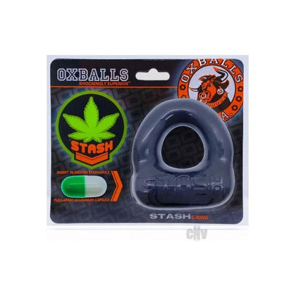 Oxballs Stash Cockring With Aluminum Capsule Insert