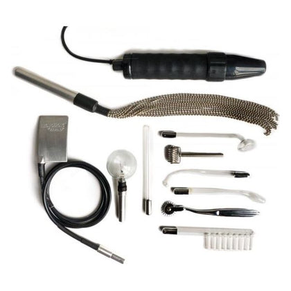 Kinklab Agent Noir Neon Wand Electrosex Kit