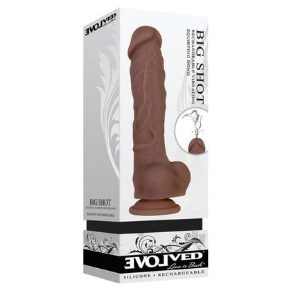 Evolved Big Shot 8-inch Rechargeable Silicone Dark