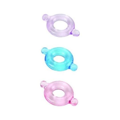 Elastomer C Ring Set - Blue, Purple, Pink