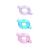 Elastomer C Ring Set - Blue, Purple, Pink