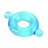 Elastomer Cock Ring (blk,blu,clr/3)