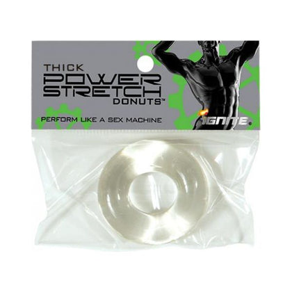 Thick Power Stretch Donut Ring Clear