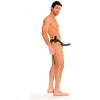 Fetish Fantasy For Him Or Her Vibrating Hollow Strap-on Purple