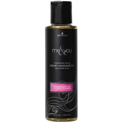 Me & You Massage Oil Pomegranate, Fig, Coconut, Plumeria 4.2oz