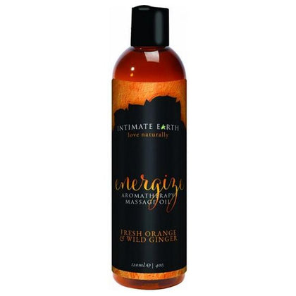 Intimate Earth Energize Massage Oil 4oz