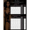 Crotchless Lace V Thong Black Small/Medium